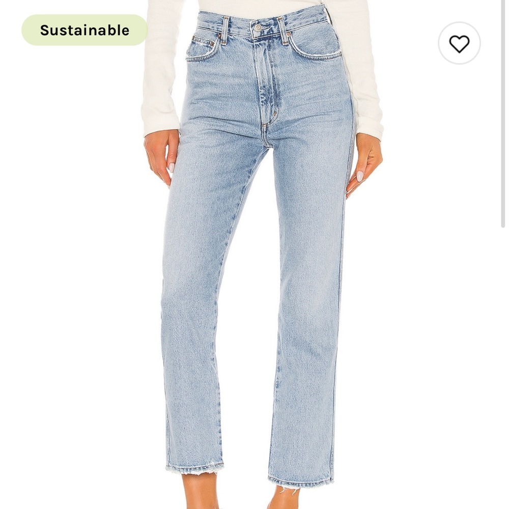 Agolde Pinch Waist High Rise Kick Jeans